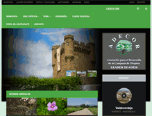Tablet Screenshot of campanadeoropesa.com